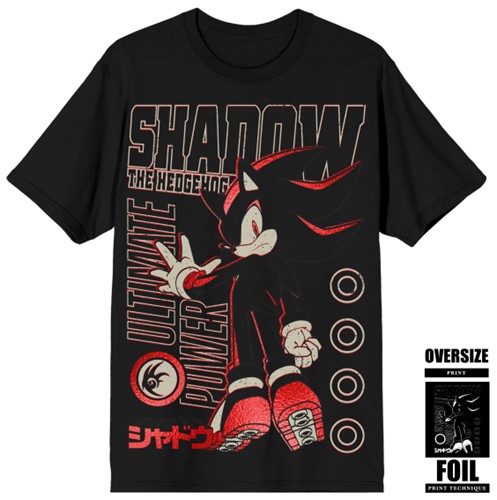 Sonic Shadow Black Tee