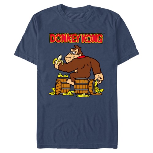 T-shirt Donkey Kong Bananas bleu marine - P