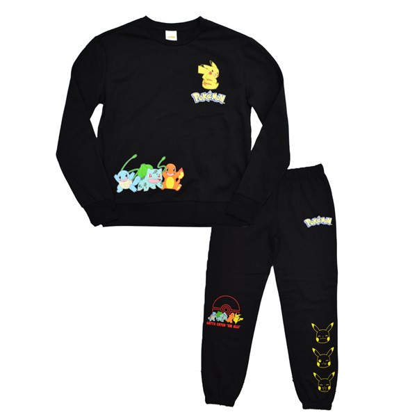 Ensemble de piste Pokémon noir pour femme - P