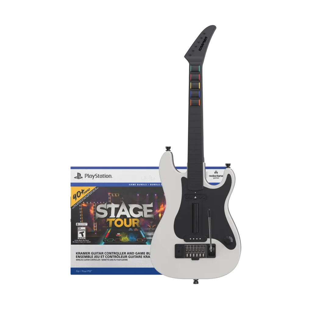 Stage Tour Game + Kramer® Wireless Guitar Controller Bundle for PlayStation®5 consoles