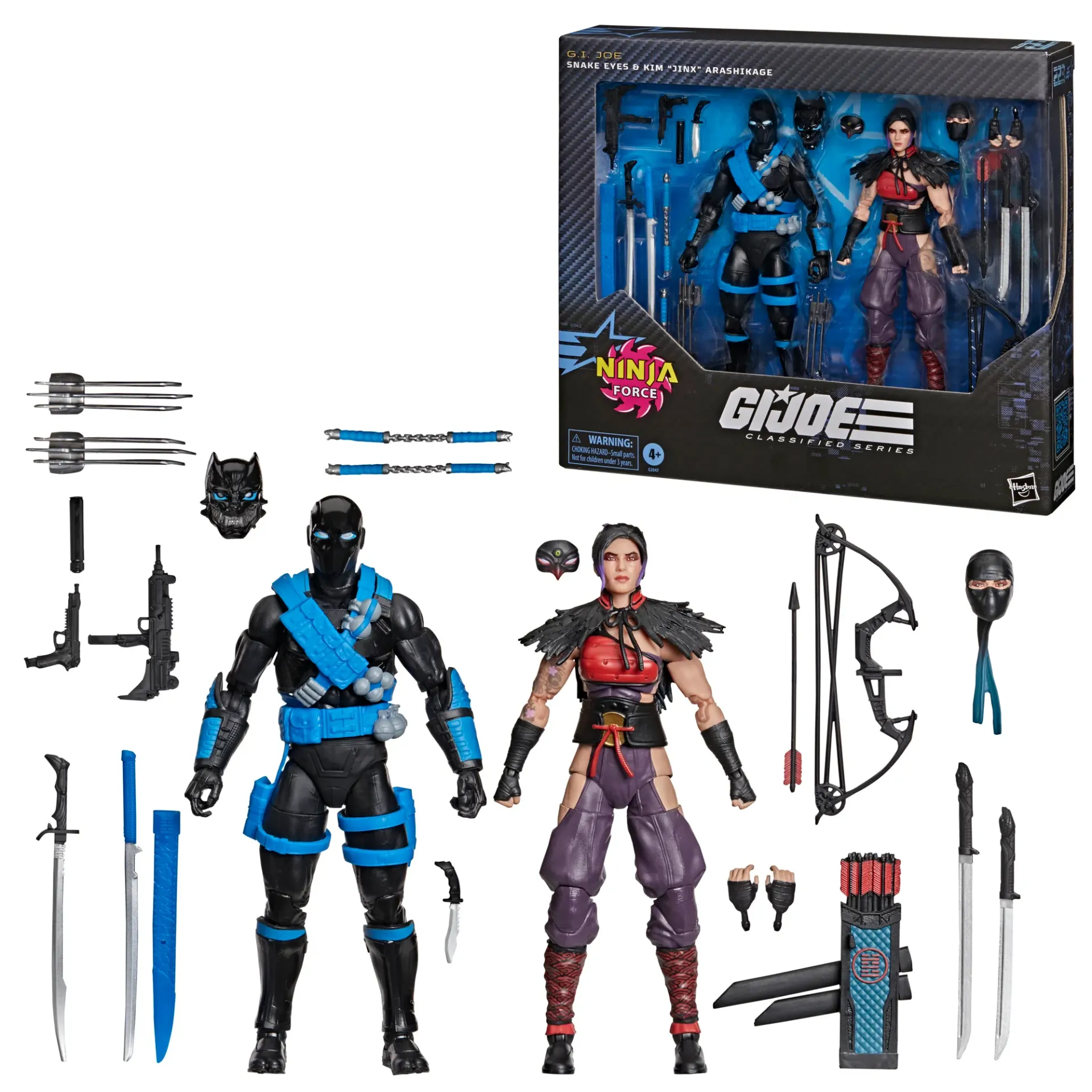G.I. Joe Classified Series #223, Ninja Force Snake Eyes & Kim "Jinx" Arashikage Action Figure Set