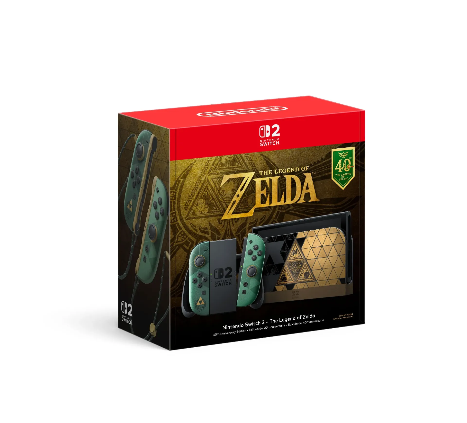 Nintendo Switch 2 - The Legend of Zelda - 40th Anniversary Edition