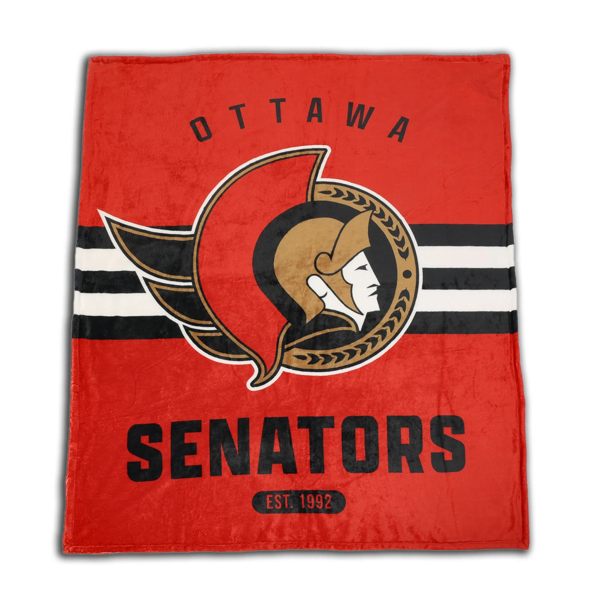 NHL 2 Ply Plush Throw - Ottawa Senators