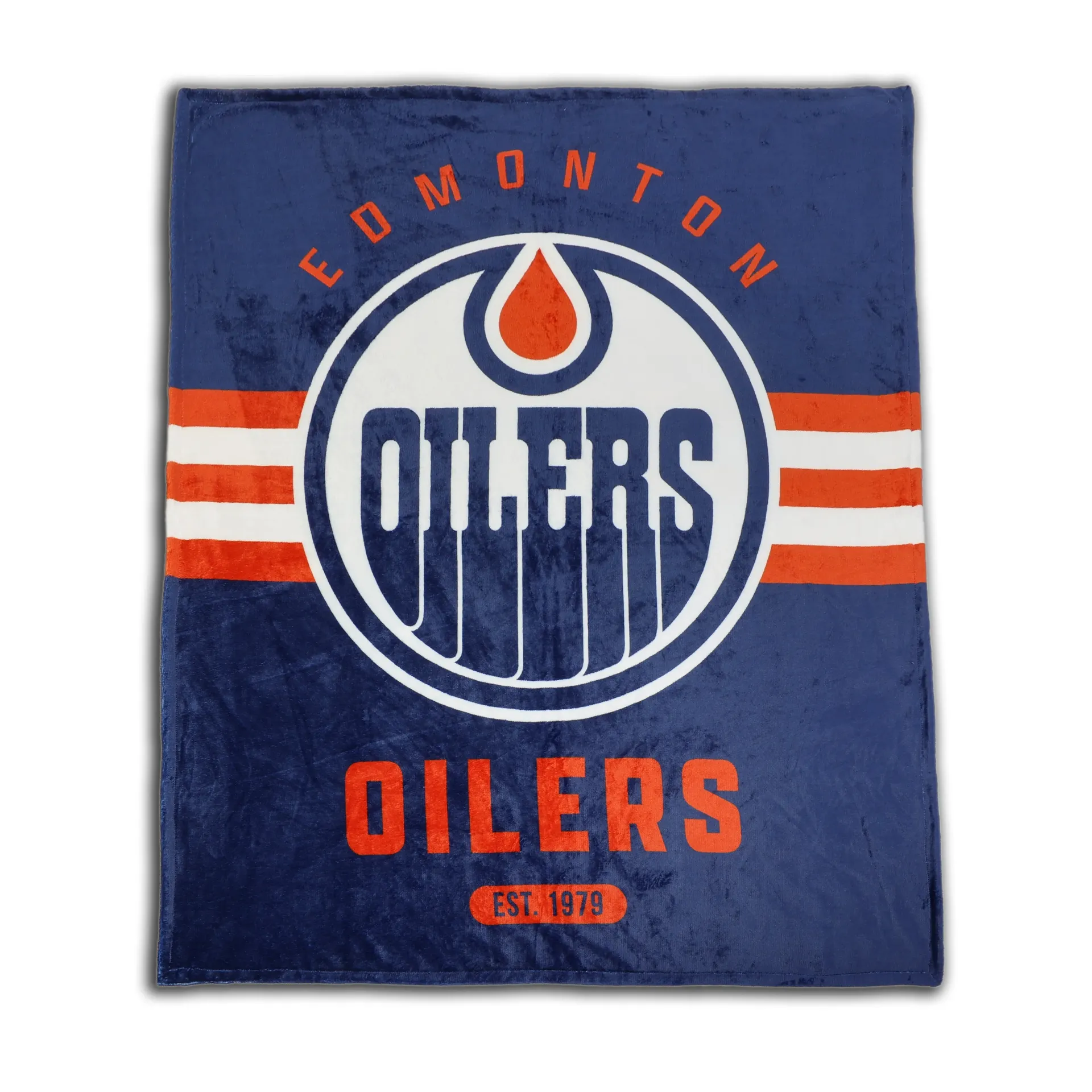 NHL 2 Ply Plush Throw - Edmonton Oilers