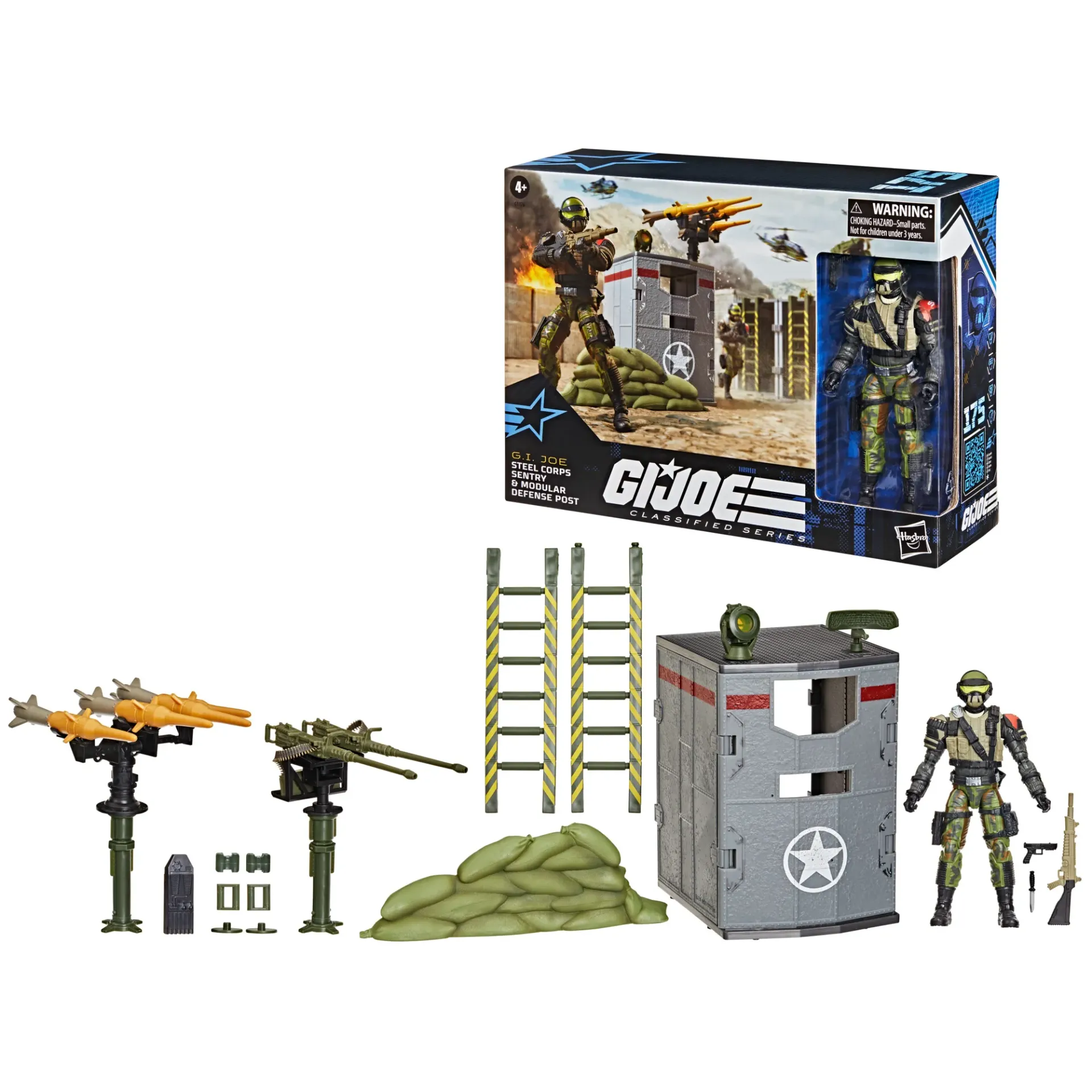 G.I. Joe Classified Series #175, Steel Corps Sentry & Modular Defense Post - Pulse EB Games Canada Exclusive!