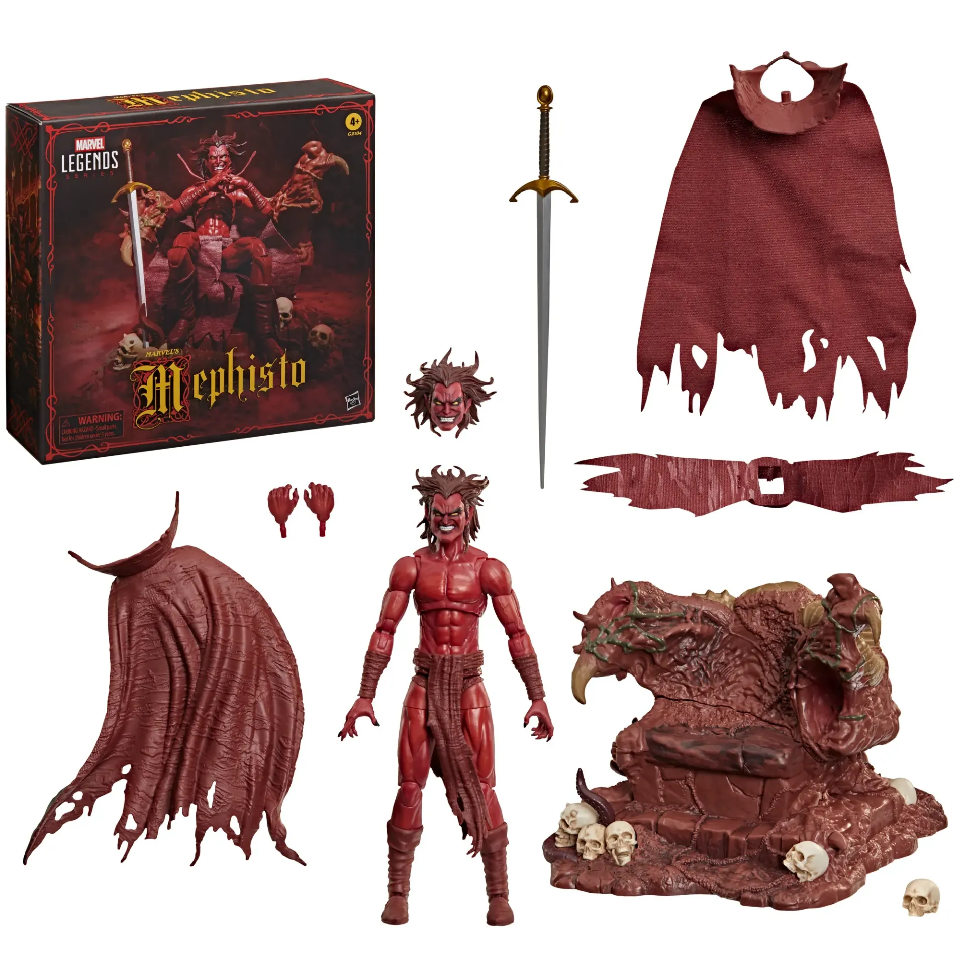 Marvel Legends Series Marvel's Mephisto with Infernal Throne