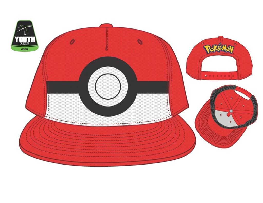Casquette pour adolescent Pokemon Pokeball