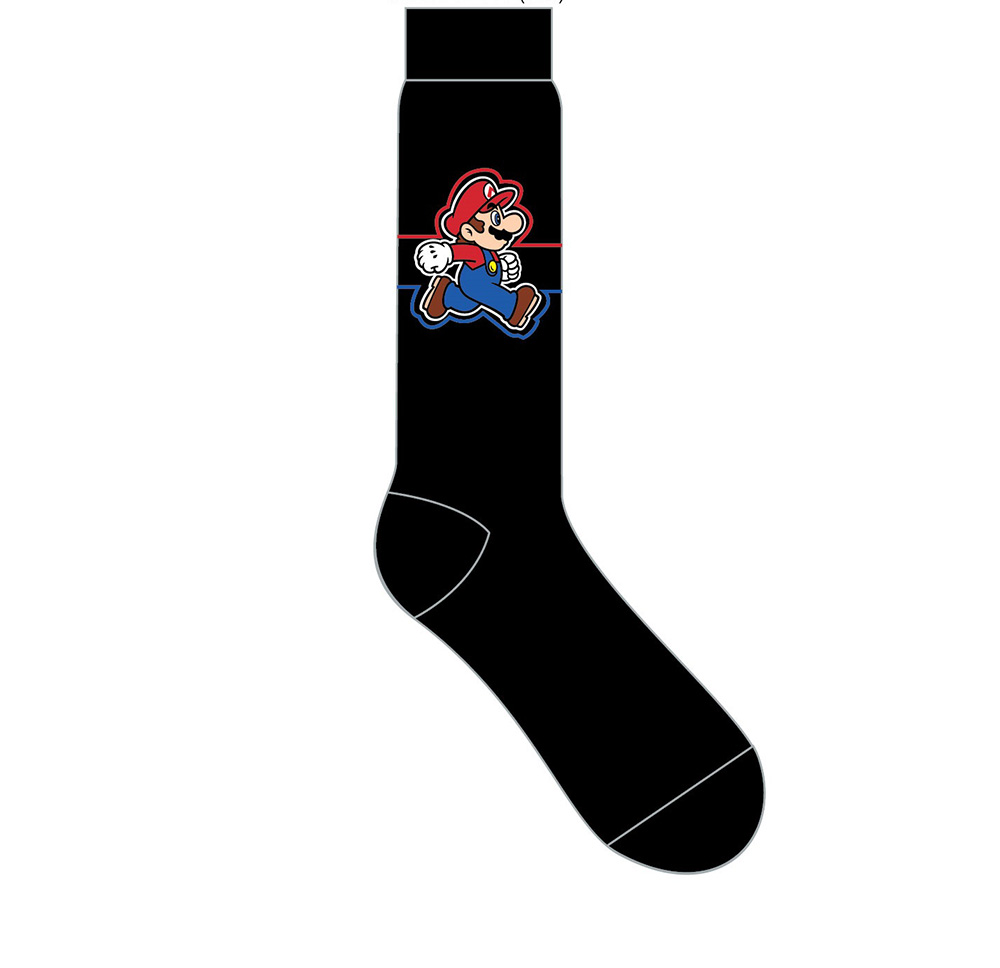 Mario Black Socks (1 pair)