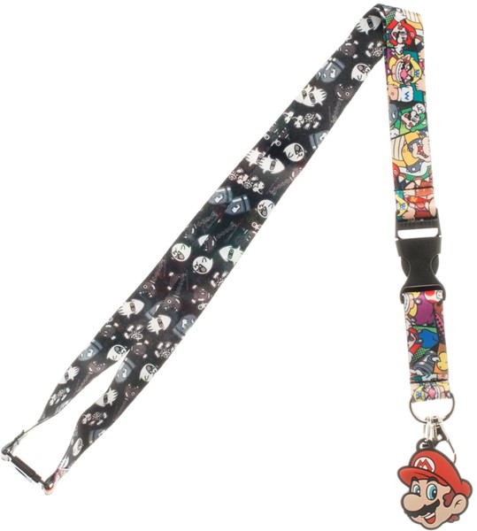 Super Mario Multi Character Lanyard