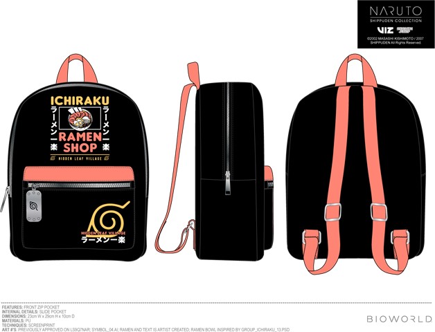 Naruto Ichiraku Ramen Shop Mini Backpack