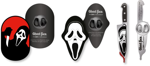 Scream Horror Lapel Pin 3pk