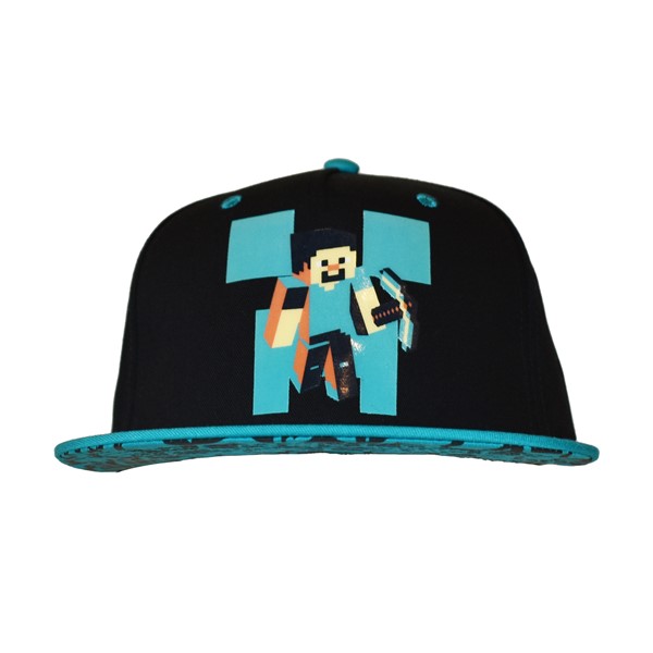 Minecraft Steve Snapback Hat