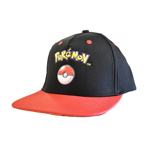 Casquette snapback avec logo Pokémon pour enfants