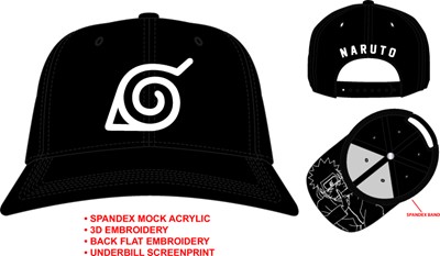 Naruto Logo Stretch Snapback