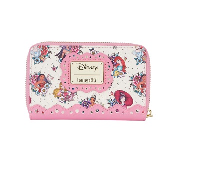 Disney Princess Tattoo AOP Loungefly Wallet