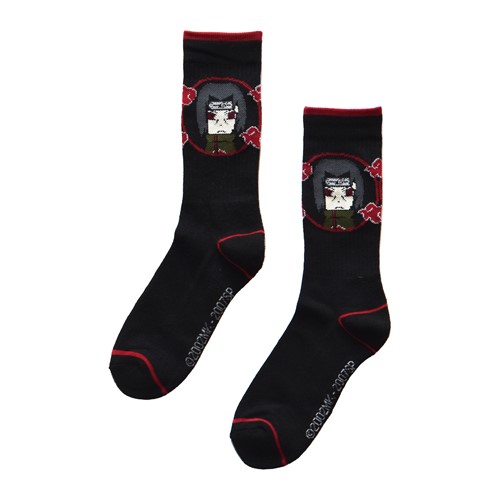 Naruto Black Crew Socks
