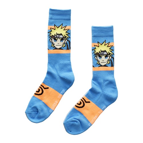 Naruto gros plan bleu Chaussettes