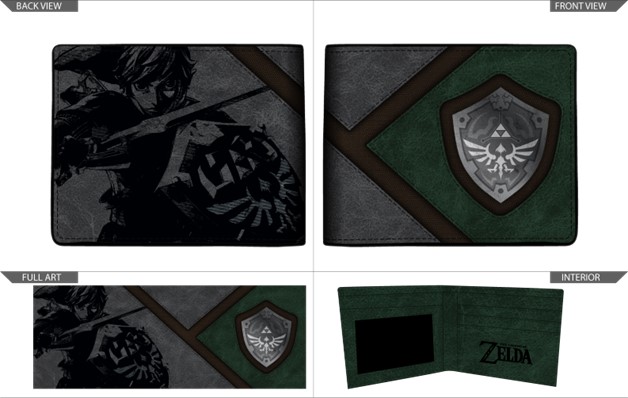 The Legend of Zelda Metal Badge Wallet