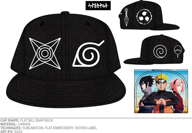 Snapback des symboles de Naruto