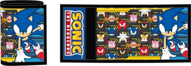 Portefeuille Velcro Sonic Boys