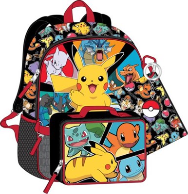 Pokemon 5 Piece Backpack Set