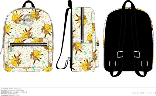 Sac à Dos Confetti Pikachu Et Évoli