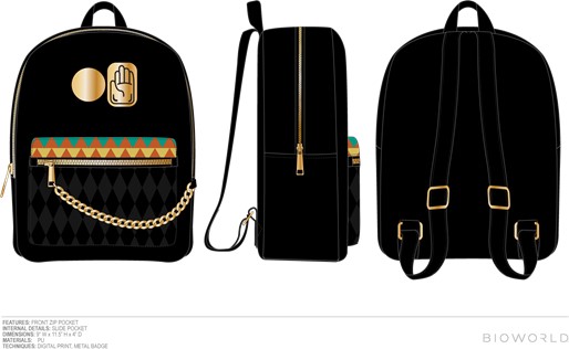 Jojo's Bizarre Adventure Gold Chain Backpack