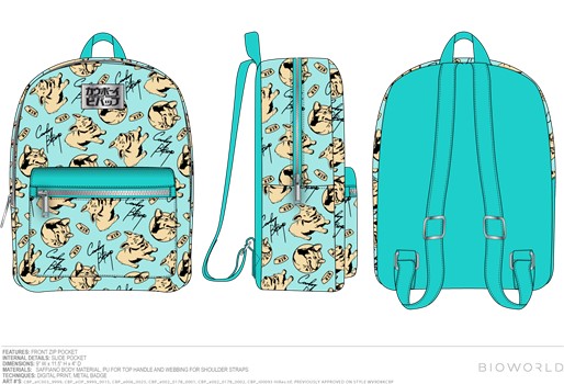 Mini sac à dos Cowboy Bebop Corgi