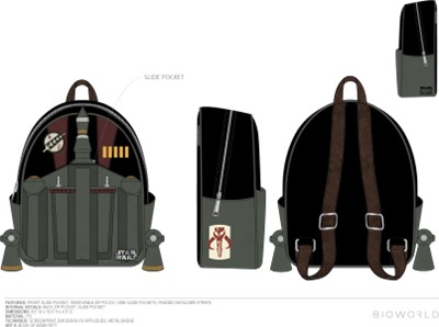 Star Wars Mandalorian Jet Pack Mini Backpack