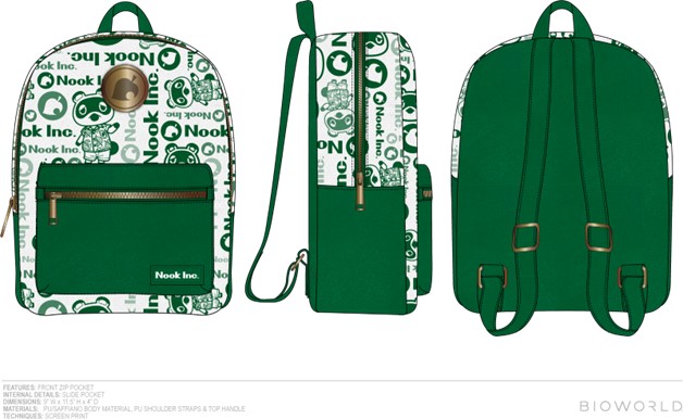 Mini sac à dos Animal Crossing Nook Inc