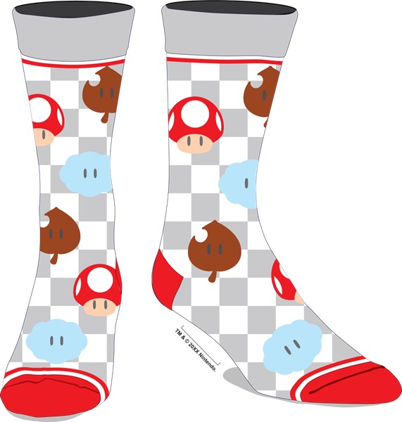 Chaussettes Super Mario Champignon Homme