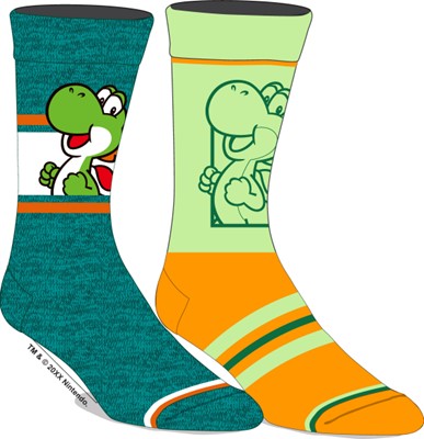 Yoshi 2pk Crew Socks