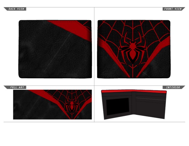 Portefeuille Spiderman Noir Rouge