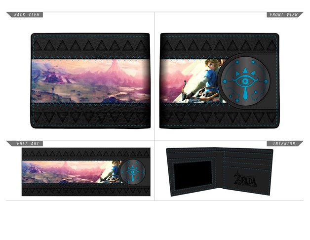 The Legend of Zelda Breath of the Wild Portefeuille à deux volets Sheikah