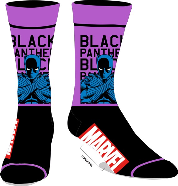 Chaussettes mi-mollet Black Panther homme