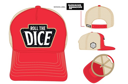 Dungeons & Dragons Roll the Dice Snapback