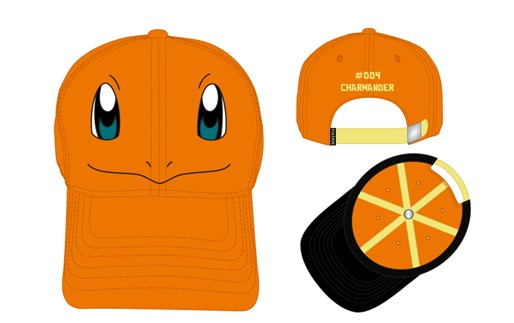 Casquette Pokémon Salamèche