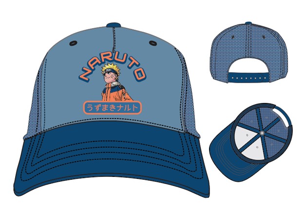 Naruto Dusty Blue Snapback Hat