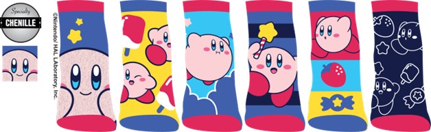 Kirby Kids Ankle Socks 6 Pack