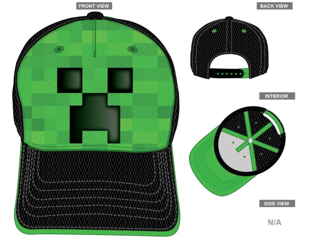 Chapeau Minecraft Creeper
