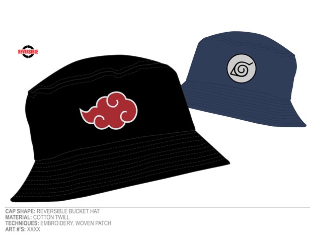 Chapeau réversible Naruto