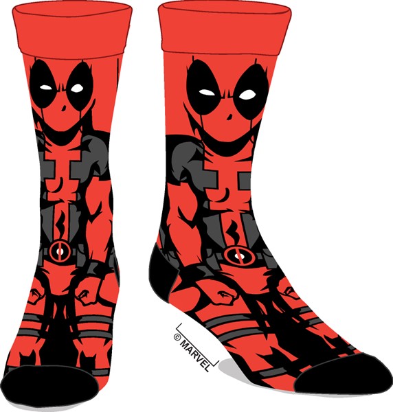 Chaussettes Crew Deadpool pour hommes