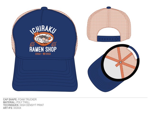 Naruto Ichiraku Ramen Shop Chapeau pour homme