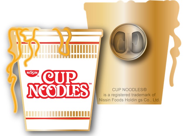 Nissin Cup Noddles Lapel Pin