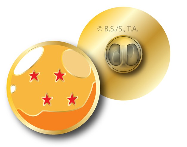 Dragon Ball Z: Gold Dragon Ball Lapel Pin