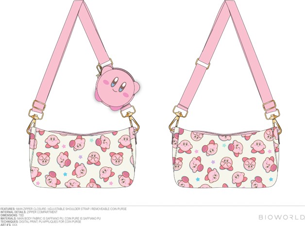 Kirby Purse - White/Pink