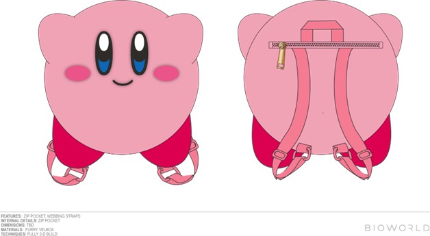 Sac à dos peluche Kirby