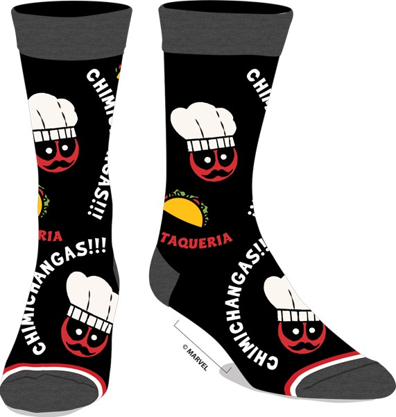 Chaussettes noires Deadpool Chimicha