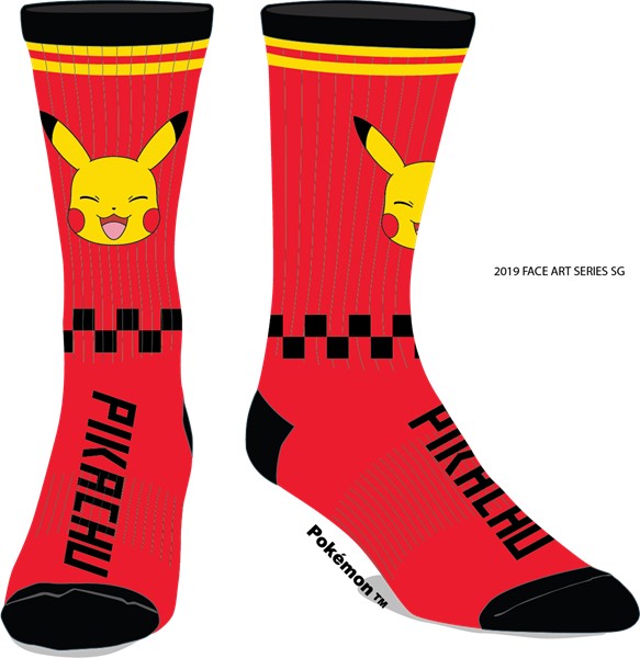 Pokémon : Pikachu - Chaussettes rouges