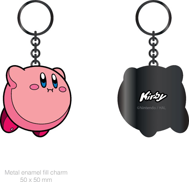 Kirby Rubber Keychain